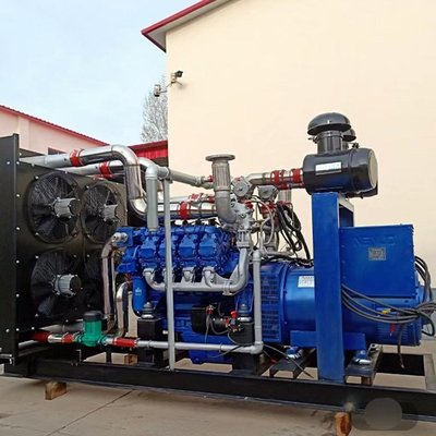 华中动力燃气发电机组 为化粪站与养猪场沼气发电提供高效能源解决方案